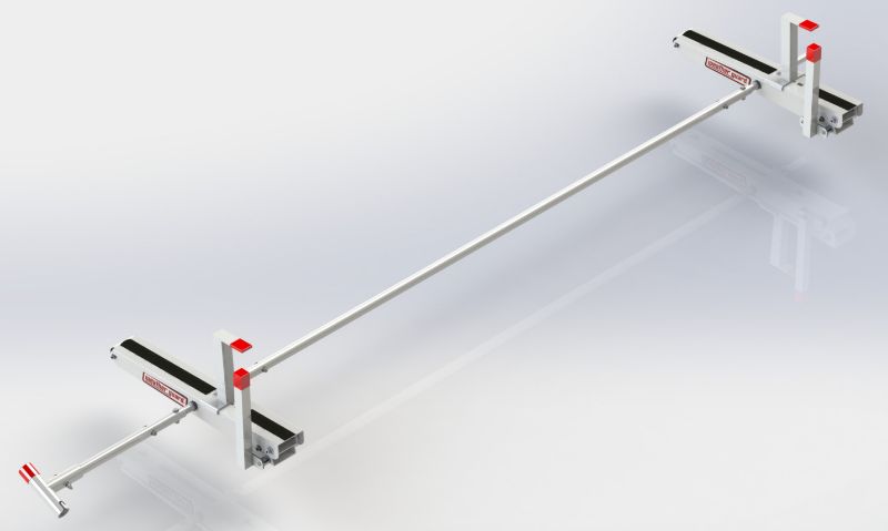 weather guard ezglide2 fixed drop down for full size vans long ladder dual drop down kit