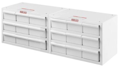 weather guard parts cabinet 18 bin 32 in x 12 in x 12 in