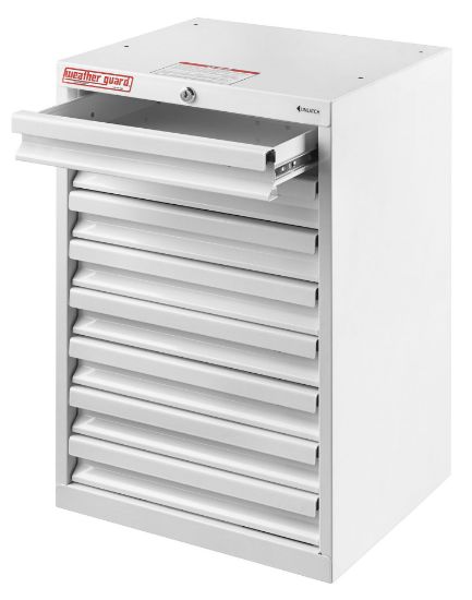 weather guard 8 drawer cabinet 16 in x 14 in x 24 in