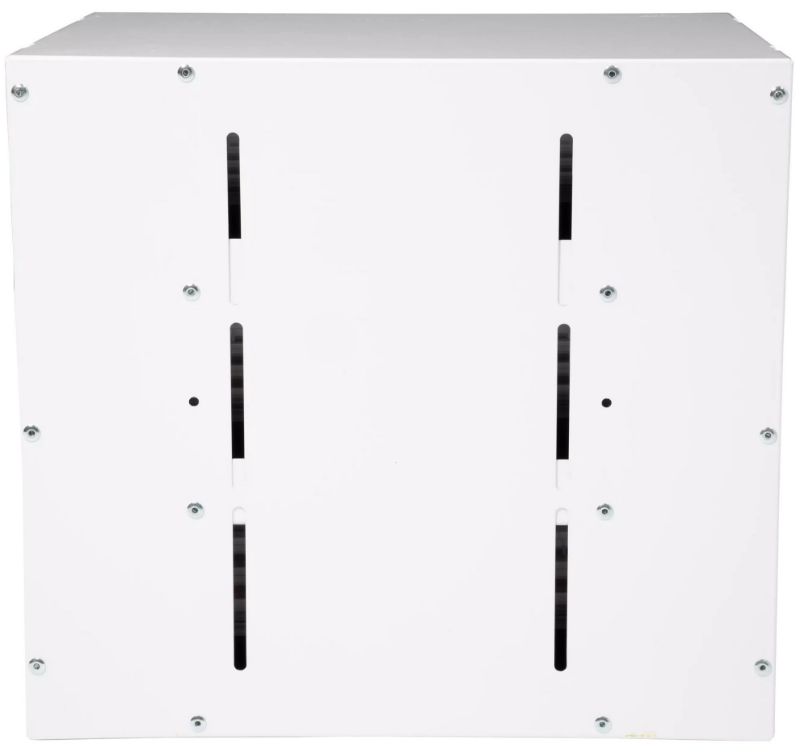 weather guard three shelf stackable cabinet with three 3 small parts organizer cases 9961 9 01