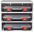 weather guard three shelf stackable cabinet with three 3 small parts organizer cases 9961 9 01