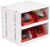 weather guard two shelf stackable cabinet