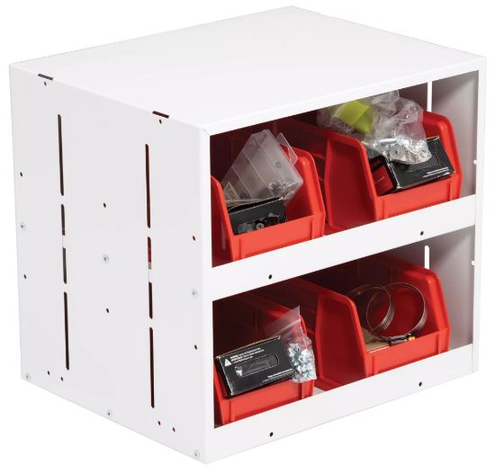 weather guard two shelf stackable cabinet