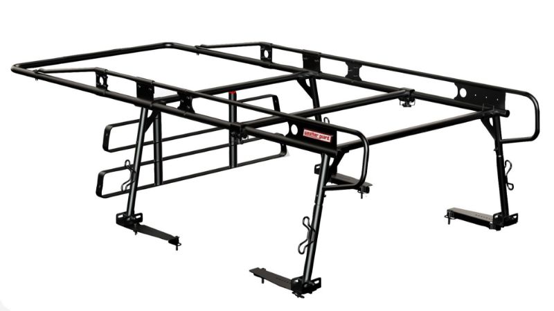 weather guard steel truck rack cab protector compact matte black finish