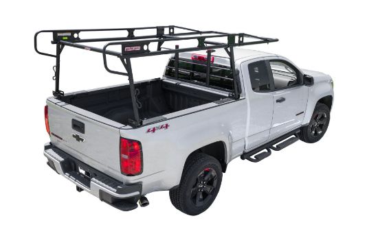 weather guard steel truck rack cab protector compact matte black finish