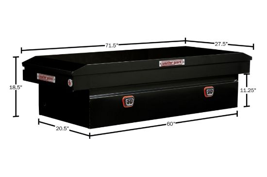 weather guard model 116 5 04 saddle box steel full extra wide gloss black 155 cu ft