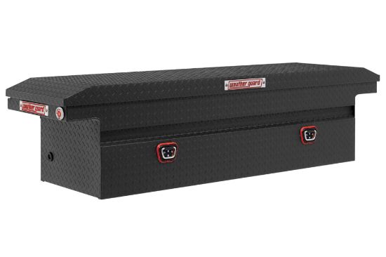 weather guard model 121 52 04 saddle box aluminum full low profile textured matte black 110 cu ft