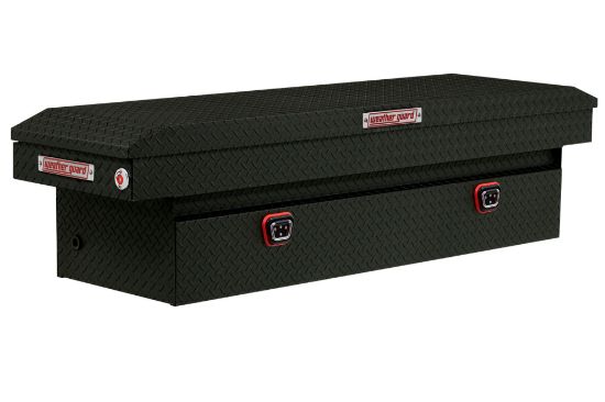 weather guard model 127 52 04 saddle box aluminum full standard textured matte black 110 cu ft