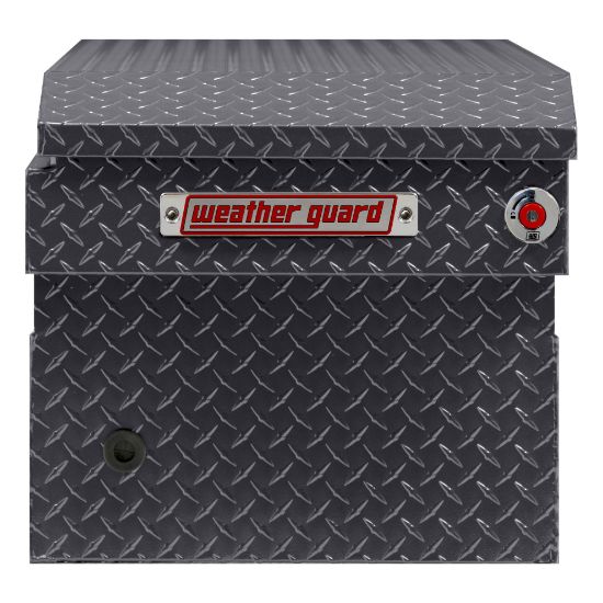 weather guard model 127 6 04 saddle box aluminum full standard gunmetal gray 110 cu ft