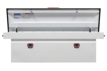 weather guard model 128 3 04 saddle box steel full deep white 150 cu ft