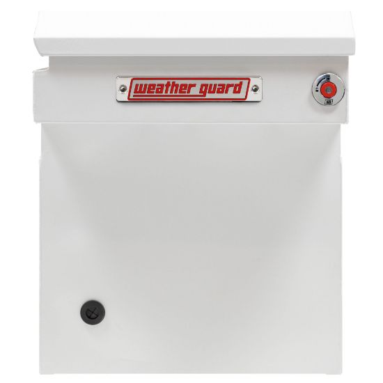 weather guard model 128 3 04 saddle box steel full deep white 150 cu ft