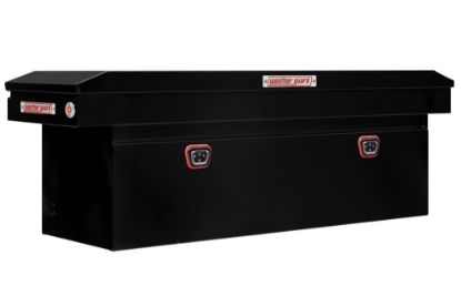 weather guard model 128 5 04 saddle box steel full deep gloss black 150 cu ft