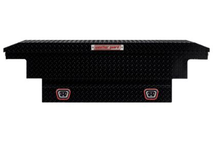 weather guard model 131 5 04 saddle box aluminum compact low profile gloss black 80 cu ft