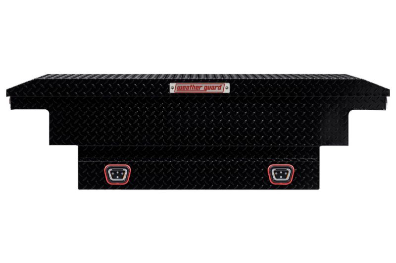 weather guard model 131 5 04 saddle box aluminum compact low profile gloss black 80 cu ft
