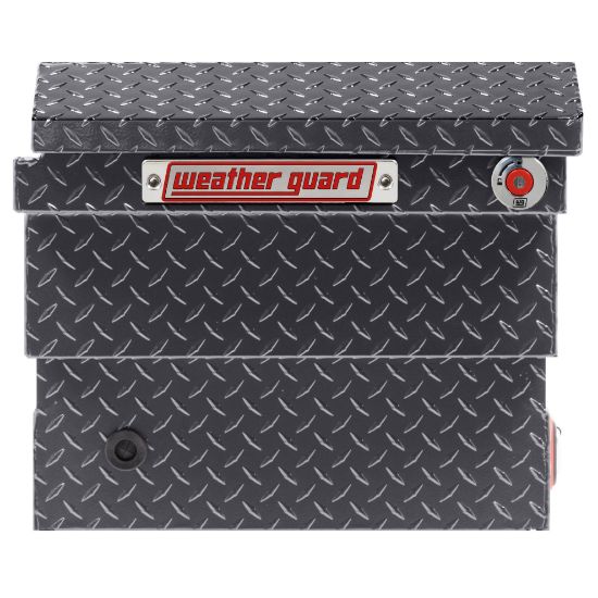 weather guard model 131 6 04 saddle box aluminum compact low profile gunmetal gray 80 cu ft