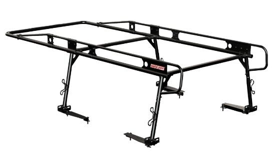 weather guard compact steel truck rack 1000 lbs matte black finish