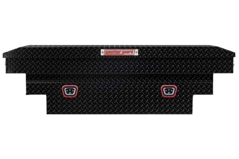 weather guard model 137 5 04 saddle box aluminum compact deep gloss black 90 cu ft