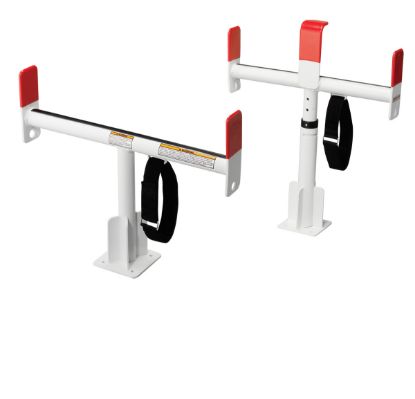 weather guard service body rack aluminum white finish