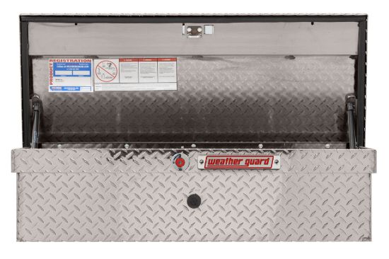 weather guard model 180 0 04 41in low profile lo side box aluminum clear 30 cu ft