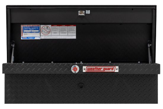 weather guard model 180 52 04 41in low profile lo side box aluminum textured matte black 30 cu ft