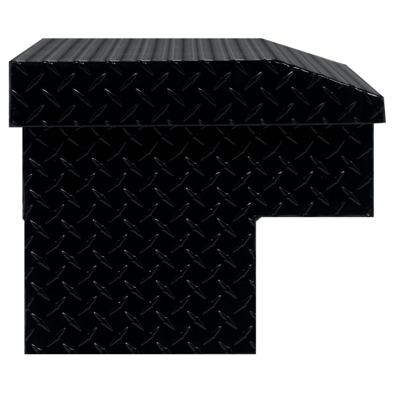 weather guard model 184 5 04 41in lo side box aluminum gloss black 30 cu ft