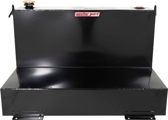 weather guard transfer tank l shape 75 gallon steel gloss black finish