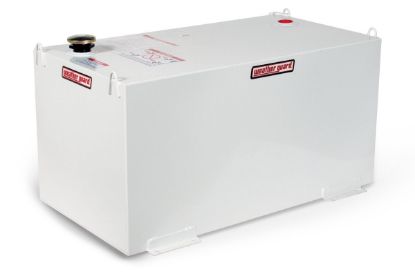 weather guard transfer tank rectangle 100 gallon steel white finish