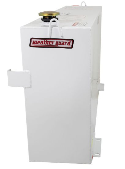 weather guard transfer tank column 50 gallon steel white finish