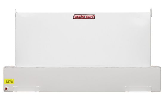 weather guard transfer tank l shape 110 gallon steel white finish