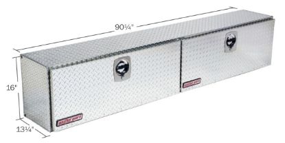 weather guard 9025 inch hi side alum clear finish