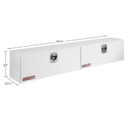 weather guard 9025 inch super side alum white finish