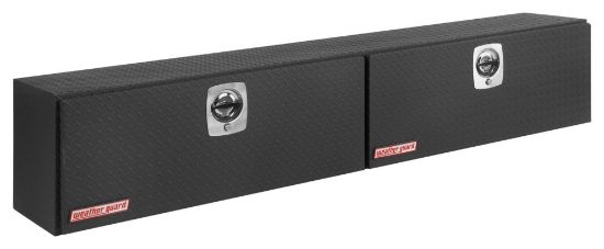 weather guard 9025 inch super side alum textured matte black finish