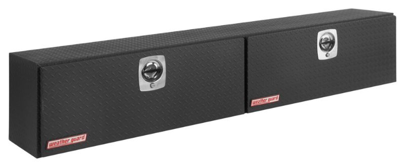 weather guard 9025 inch super side alum textured matte black finish