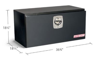 weather guard 36 inch standard underbed steel gloss black finish