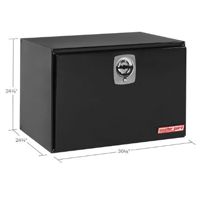 weather guard 36 inch jumbo underbed steel gloss black finish