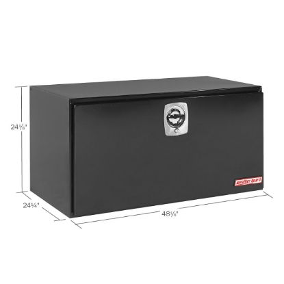 weather guard 48 inch jumbo underbed steel gloss black finish