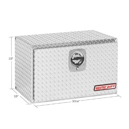 weather guard 30 inch standard underbed alum clear finish