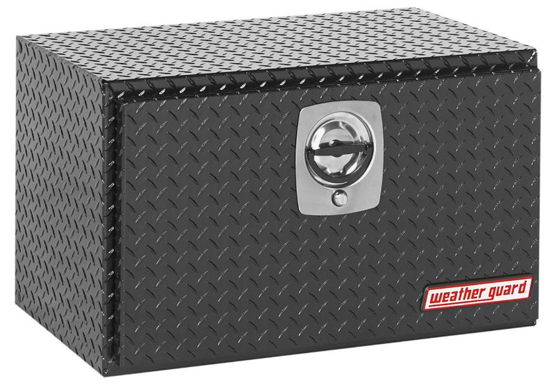 weather guard 30 inch standard underbed alum gloss black finish