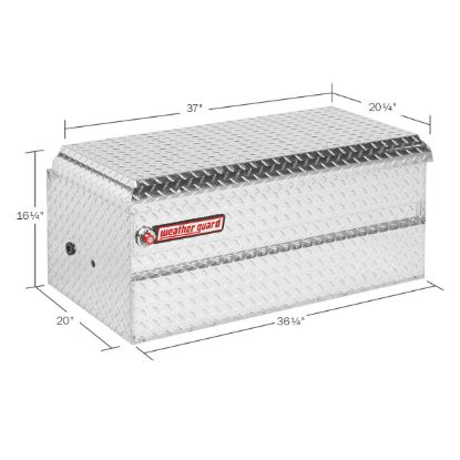 weather guard 37 inch chest alum clear finish