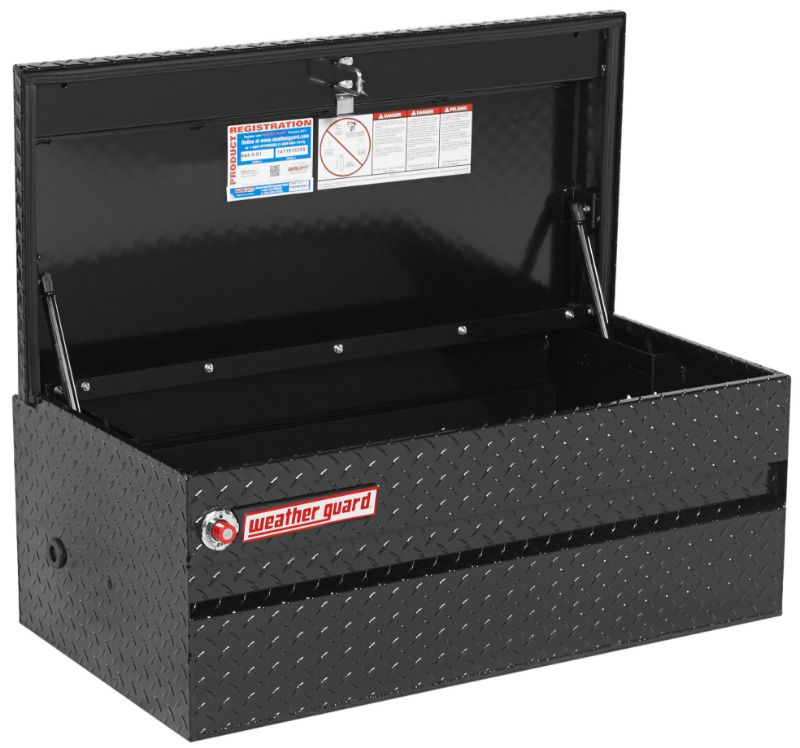 weather guard 37 inch chest alum gloss black finish