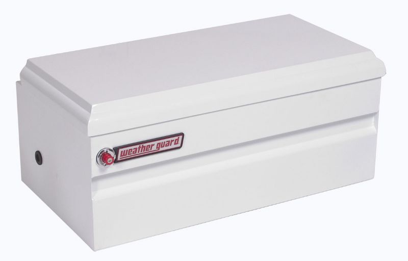 weather guard 37 inch chest steel white finish