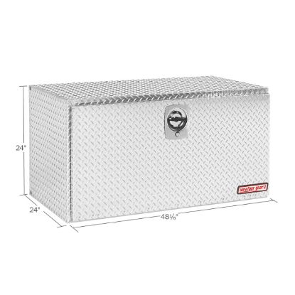 weather guard 48 inch jumbo underbed alum clear finish