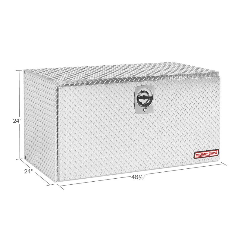 weather guard 48 inch jumbo underbed alum clear finish