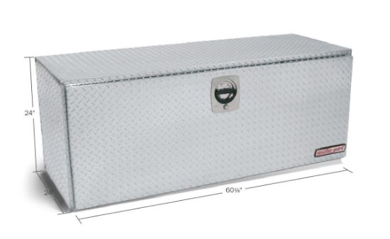 weather guard 60 inch jumbo underbed alum clear finish