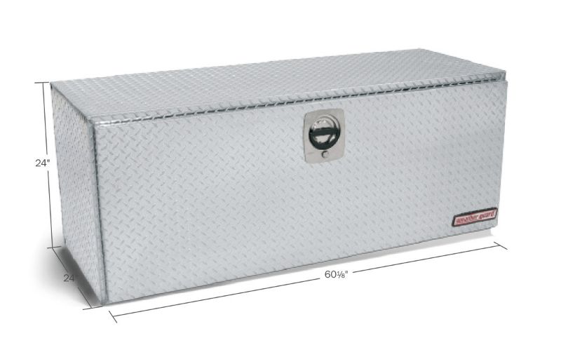 weather guard 60 inch jumbo underbed alum clear finish