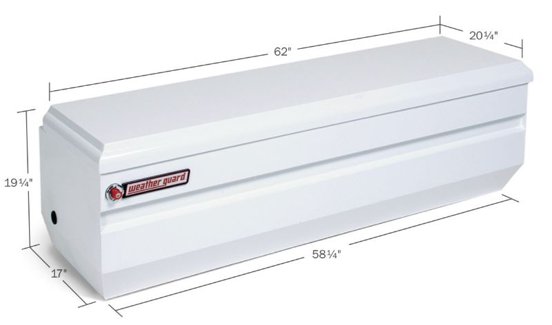 weather guard 62 inch chest alum textured matte black finish