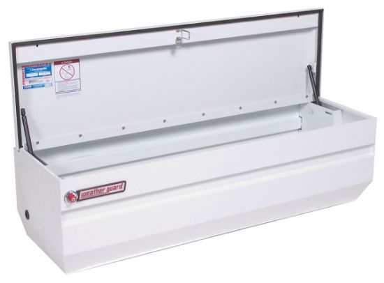 weather guard 62 inch chest steel white finish