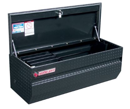 weather guard 47 inch chest alum gloss black finish