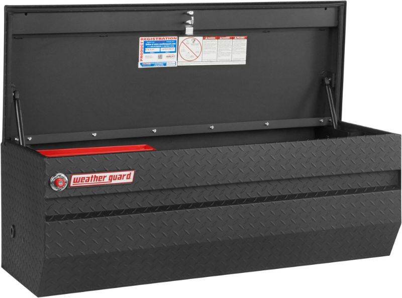 weather guard 47 inch chest alum textured matte black finish