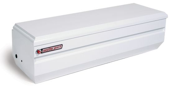 weather guard 62 inch wide chest steel white finish